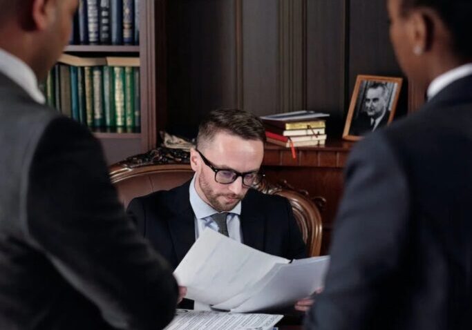 a lawyer working with private process servers